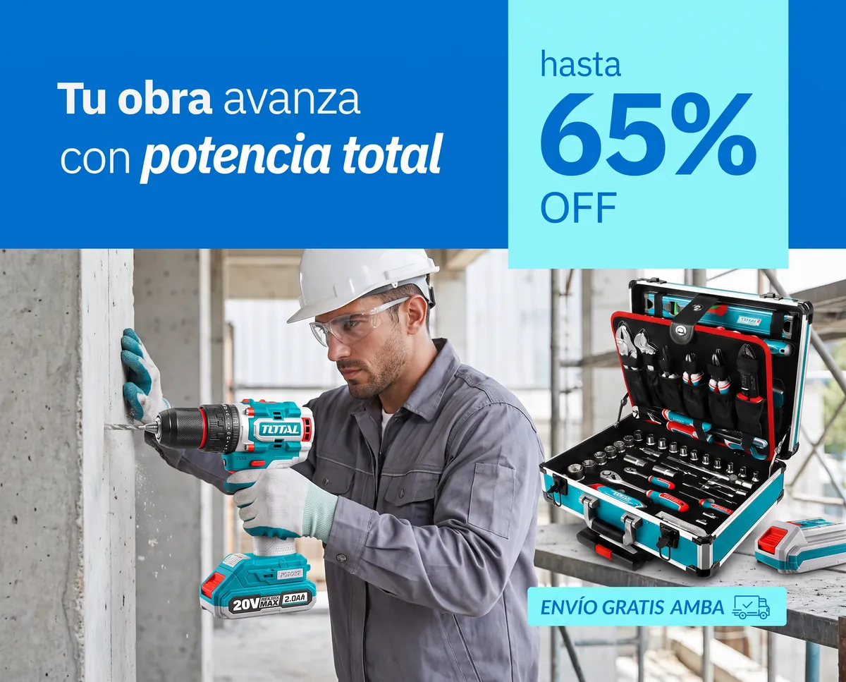 Tu obra avanza con potencia total