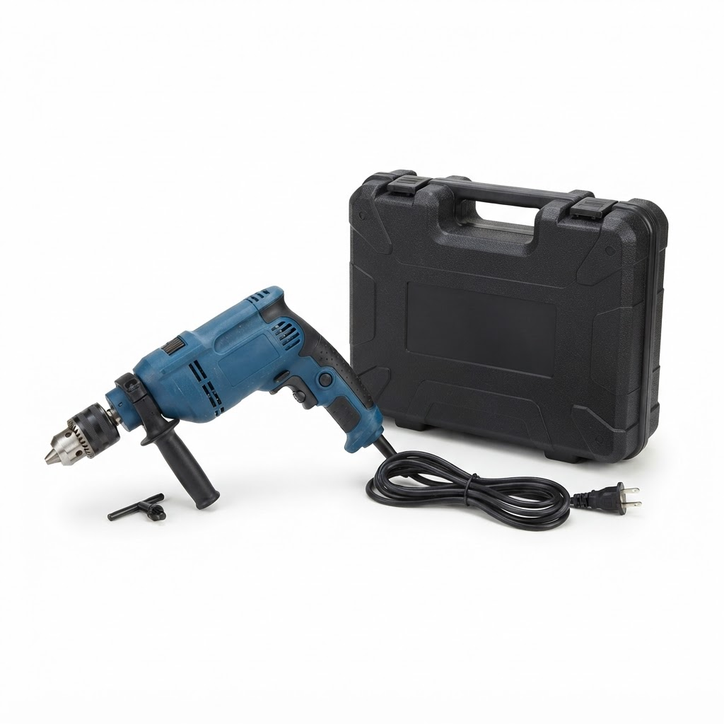 Taladro Percutor Bosch GSB 13 RE 750W — Mandril 13mm con Maletín