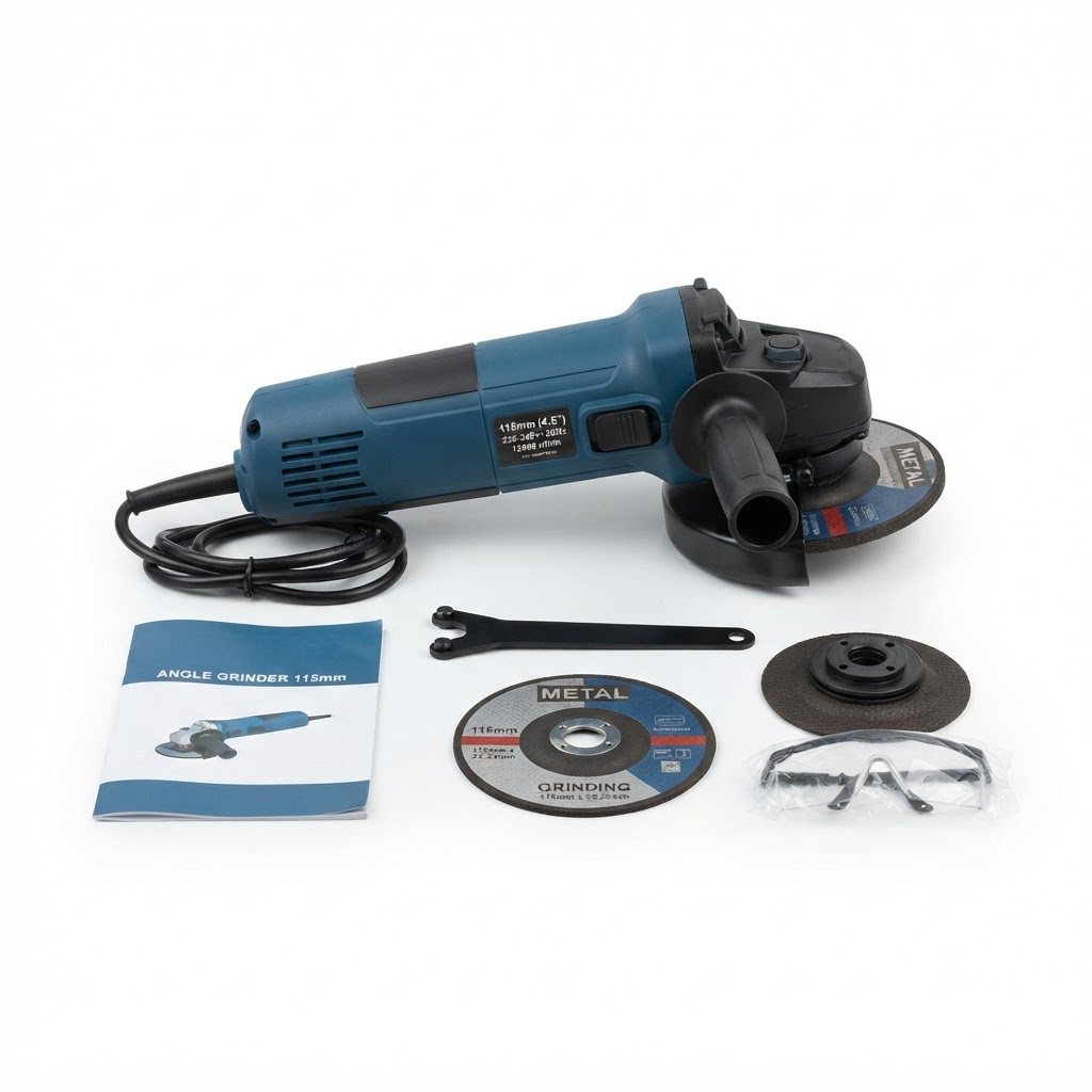 Amoladora Angular Bosch GWS 770 M14 770W — Disco 115mm y Accesorios