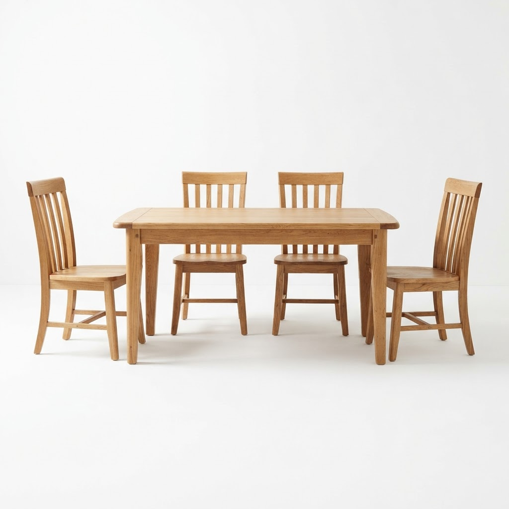 Juego de comedor Roberto 1 mesa + 4 sillas