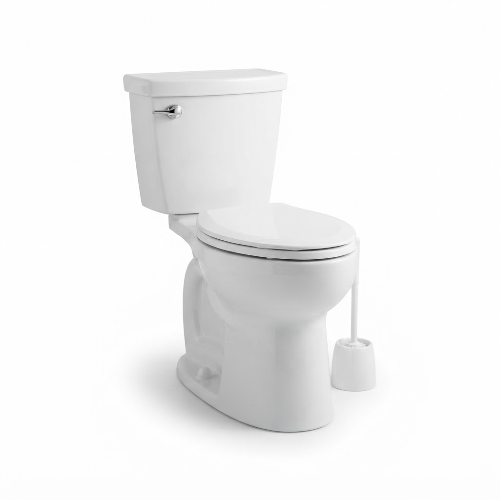 Kit inodoro largo Bari con depósito, asiento y accesorios blanco