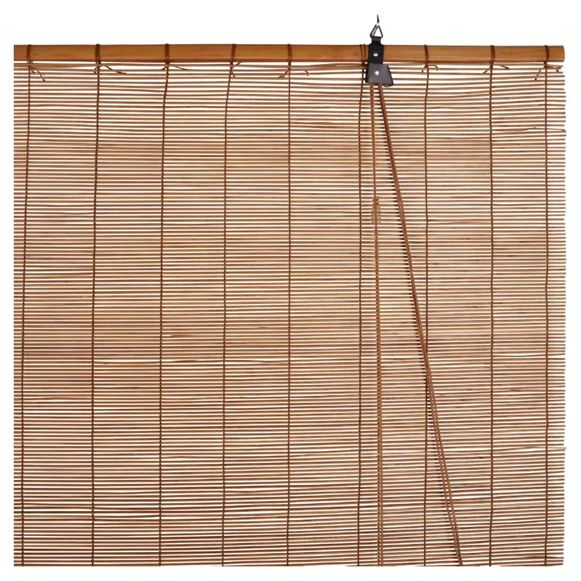 Cortina roller bambú madera 160 x 165 cm
