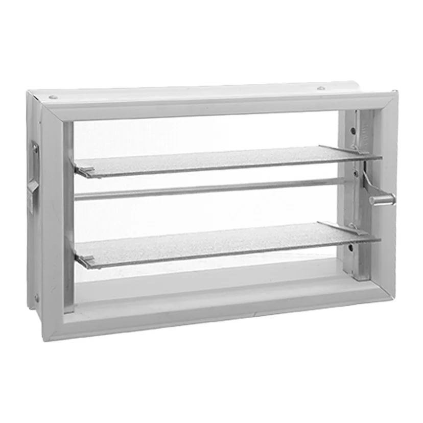 Ventiluz Aireador PVC vidrio simple 40 x 26 cm