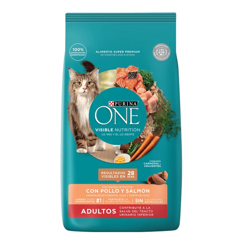 Alimento para gatos salmón 2 kg adulto