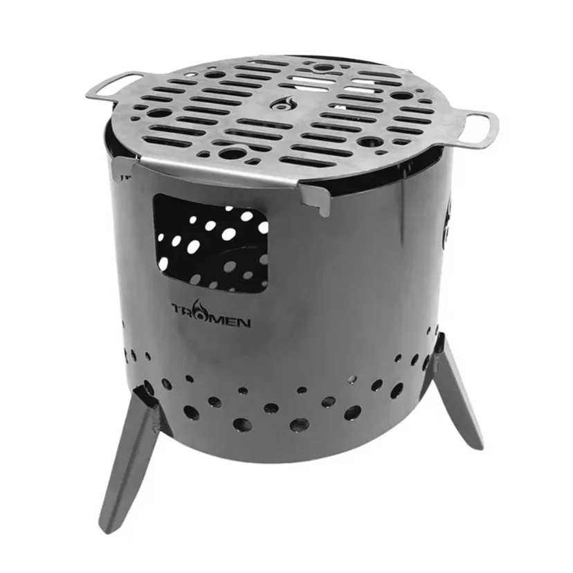 Fogonero 400 XP de chapa negro