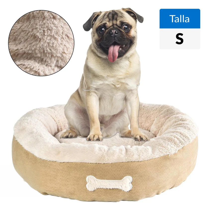 Cama para perro redonda