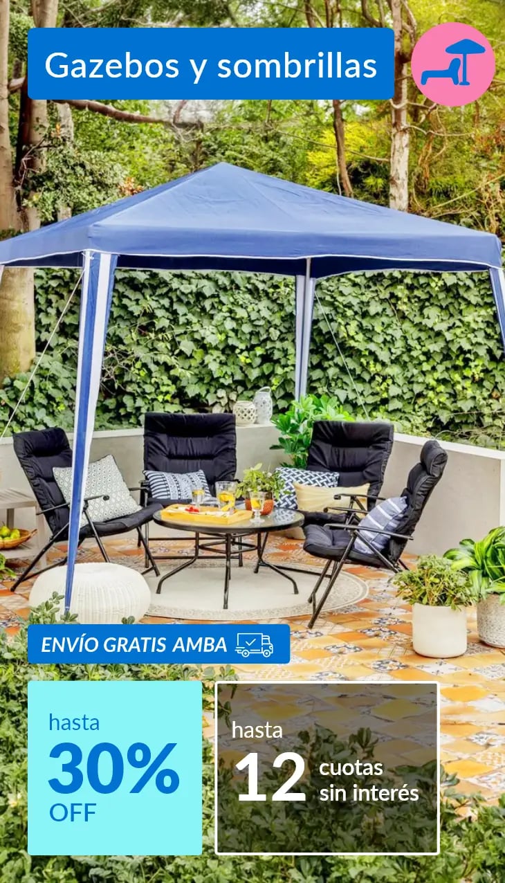 Gazebos hasta 30% off