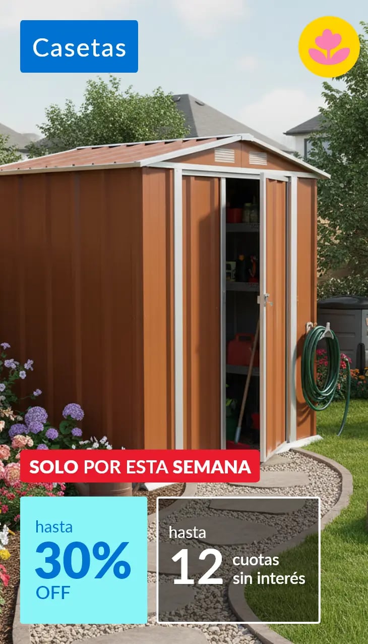 Casetas hasta 30% off