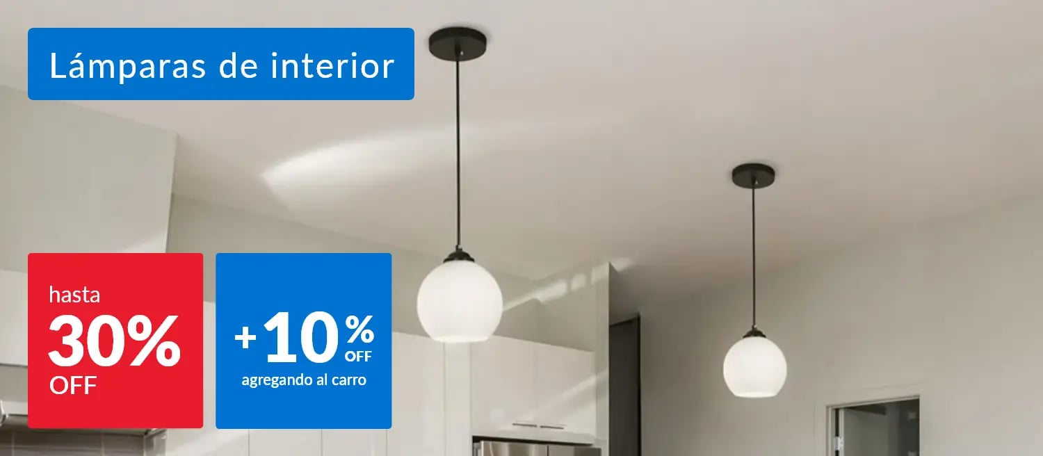 Lámparas de interior hasta 30% off